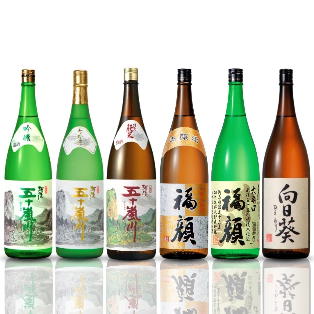 【ふるさと納税】日本酒飲み比べ 1.8L×6本セット [福顔酒造] 【057P002】
