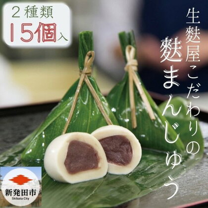 こだわりの麩まんじゅうセット 【 麩 麩まんじゅう 宮村製麩所 菓子 生麩 冷凍 15個入 麩屋 国産もち粉 和スイーツ I07 】