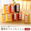 【ふるさと納税】 ジャム 6個セット(6種×150g)【自家製 ジャム 詰合せ 手作り 果物 贈り物 ギフト 高橋農園 新潟県 新発田市】