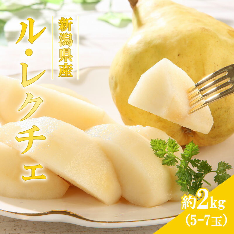 【ふるさと納税】 洋梨 ル・レクチェ 5〜7玉 2025年産 先行予約 12月発送 【 新潟県 新発田市 ルレクチェ 洋梨 梨 なし 西洋梨 西洋なし 旬 果物...