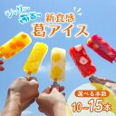 【ふるさと納税】 葛アイス 選べる 10本 15本 溶けない アイス アイスバー フルーツ 果物 葛バー くずバー ジェラート シャーベット アイス 低カロリー 果実 たっぷり スイーツセット 本葛 新潟 新潟県 新発田 F06_01P