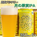 【ふるさと納税】 月岡ブルワリー 月の果実IPA 6缶セット 350ml 6本 クラフトビール ビール 地ビール ギフト プレゼント IPA 女性 初心者 入門 グレープフルーツ ホップ 新潟県 新発田市 shinbo013