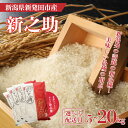 【ふるさと納税】 【先行予約】 令和7年産 新之助 5kg 10kg 20kg 選べる 配送月 新米 お米 こめ ご飯 ごはん おいしい 新潟 新潟県 米 しん...