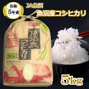 9位! 口コミ数「0件」評価「0」＜令和5年産＞ 魚沼産コシヒカリ5kg【クラフト袋入り】（JA魚沼）白米 魚沼 米 r05-12-2JA