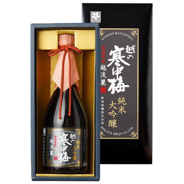 日本酒 純米大吟醸 720ml 越の寒中梅 越淡麗 純米大吟醸720mL r05-b3013