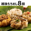 【ふるさと納税】【国産具材のみ使用】モチモチ食感!新潟県産もち米の越後もちめし8個セット(七目・和牛ごぼう・焼豚・ちりめん山椒 各2個) 冷凍・レンジで簡単調理 保存料無添加 かまくら工房 | 特産品 お取り寄せ グルメ ギフト 【0012-0001-01】