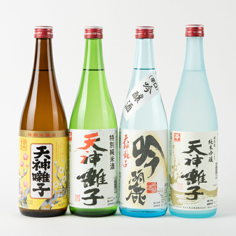 十日町の地酒 天神囃子4本セット(720ml×4) [ お酒 酒 地酒 日本酒 セット ] お届け:順次発送