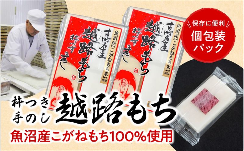 【ふるさと納税】越路もち個包装パック　12枚入り×2パック (約1升）　【 餅 もち モチ 切り餅 おもち お餅 新潟 】　お届け：ご入金確認後、1週間から10日ほどで発送いたします。