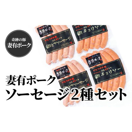 【魚沼銘柄豚】妻有ポーク ソーセージ 2種セット（各5個入り）　【 お肉 肉 豚肉 加工品 セット 】　お届け：準備でき次第、順次発送