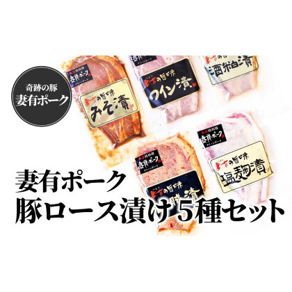 【魚沼銘柄豚】妻有ポーク 豚ロース食べ比べ 5種セット（各100g）　【 肉 お肉 豚 豚肉 豚ロース ロース セット 詰め合わせ 新潟 】　お届け：準備でき次第、順次発送