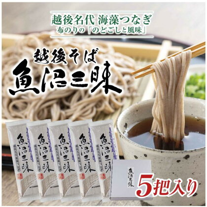 越後そば 魚沼三昧そば 200g×5把 そば 新潟 魚沼 越後 魚沼産 乾麺 送料無料 年越しそば 乾めん 麺類 蕎麦 ソバ 簡単調理 お取り寄せ 魚沼三昧 川治米店 新潟県 十日町市　【 コシ 】　お届け：準備でき次第、順次発送