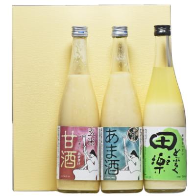 【ふるさと納税】どぶろく・甘酒3本セット　【 飲料 ドリンク お酒 日本酒 どぶろく 甘酒 あまざけ セット 】　お届け：準備でき次第、順次発送