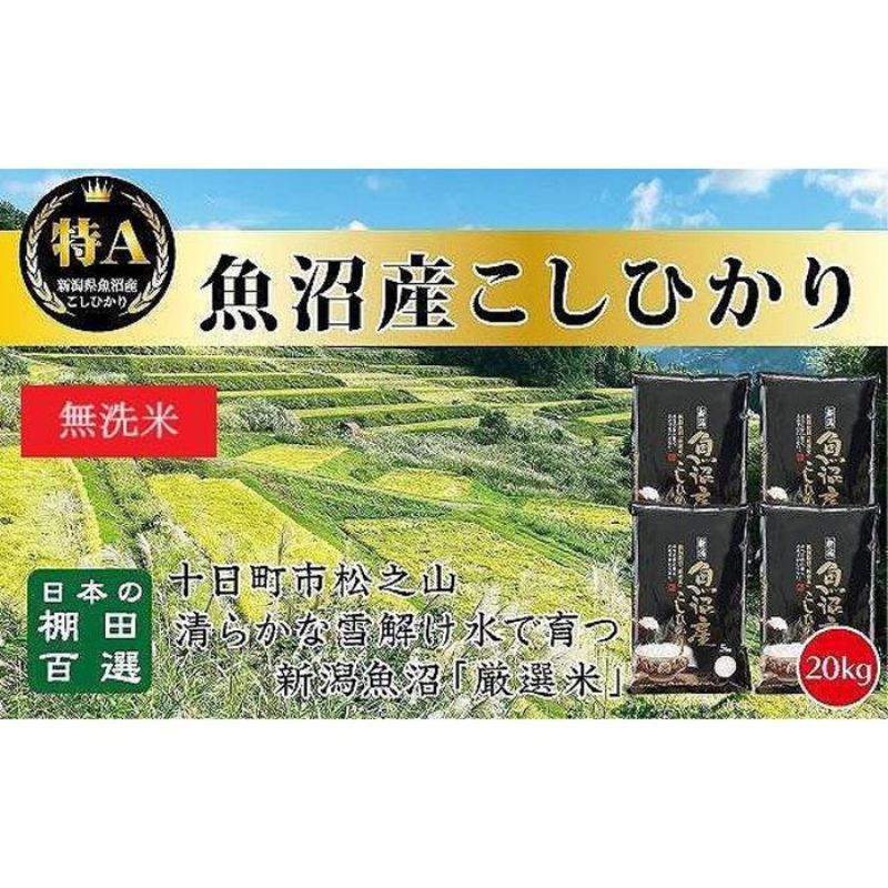 【ふるさと納税】日本棚田百選のお米《無洗米》天空の里・魚沼産