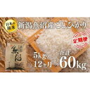 23位! 口コミ数「0件」評価「0」【12カ月定期便】新潟魚沼産こしひかり（精米）5kg　【定期便・ お米 米 コメ コシヒカリ 魚沼産 】