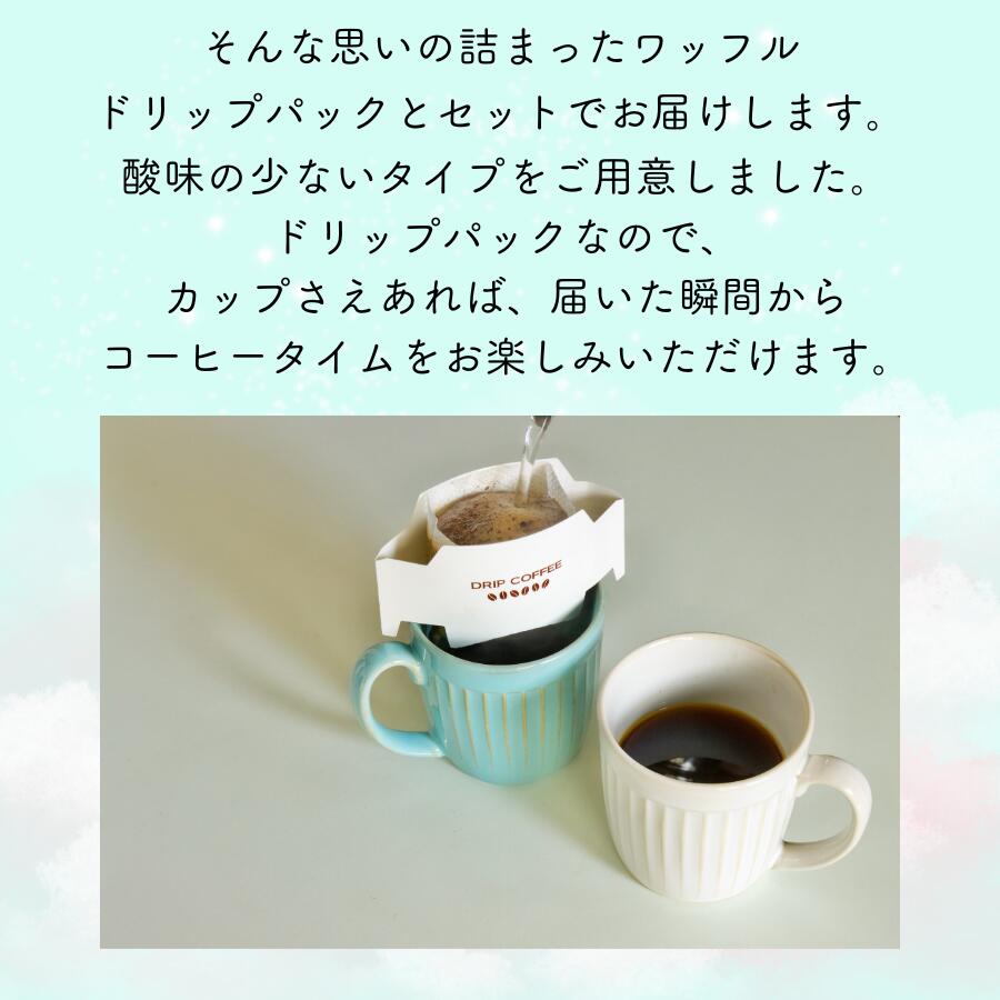 【ふるさと納税】 ワッフル プレーン味 10個 ドリップパック 10個 セット ドリップコーヒー おかし お菓子 ギフト 米粉 豆腐 オートミール おから 豆乳 無添加 朝ごはん おやつ スイーツ 洋菓子 もちもち 手土産 贈り物 お取り寄せ 新潟県 見附市 送料無料