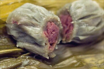 【ふるさと納税】 笹だんご 20個 48g×10個×2セット 和菓子 お菓子 スイーツ 贈答品 新潟名物 笹団子 だんご 餅 あんこ よもぎ あわづや 老舗 新潟県 見附市 送料無料