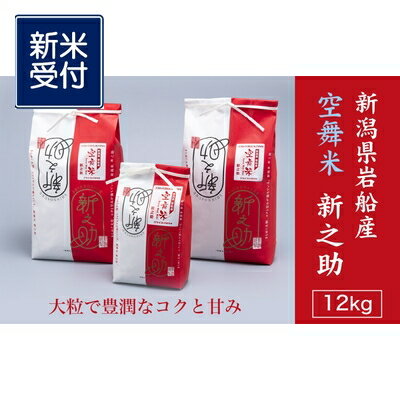 【ふるさと納税】【新米受付・令和5年産米】 空舞米 岩船産 新之助 精米 12kg （5kg×2袋・2kg×1袋） 米 精米 白米 ご飯 ごはん 新潟県 村上市 NB4089･･･