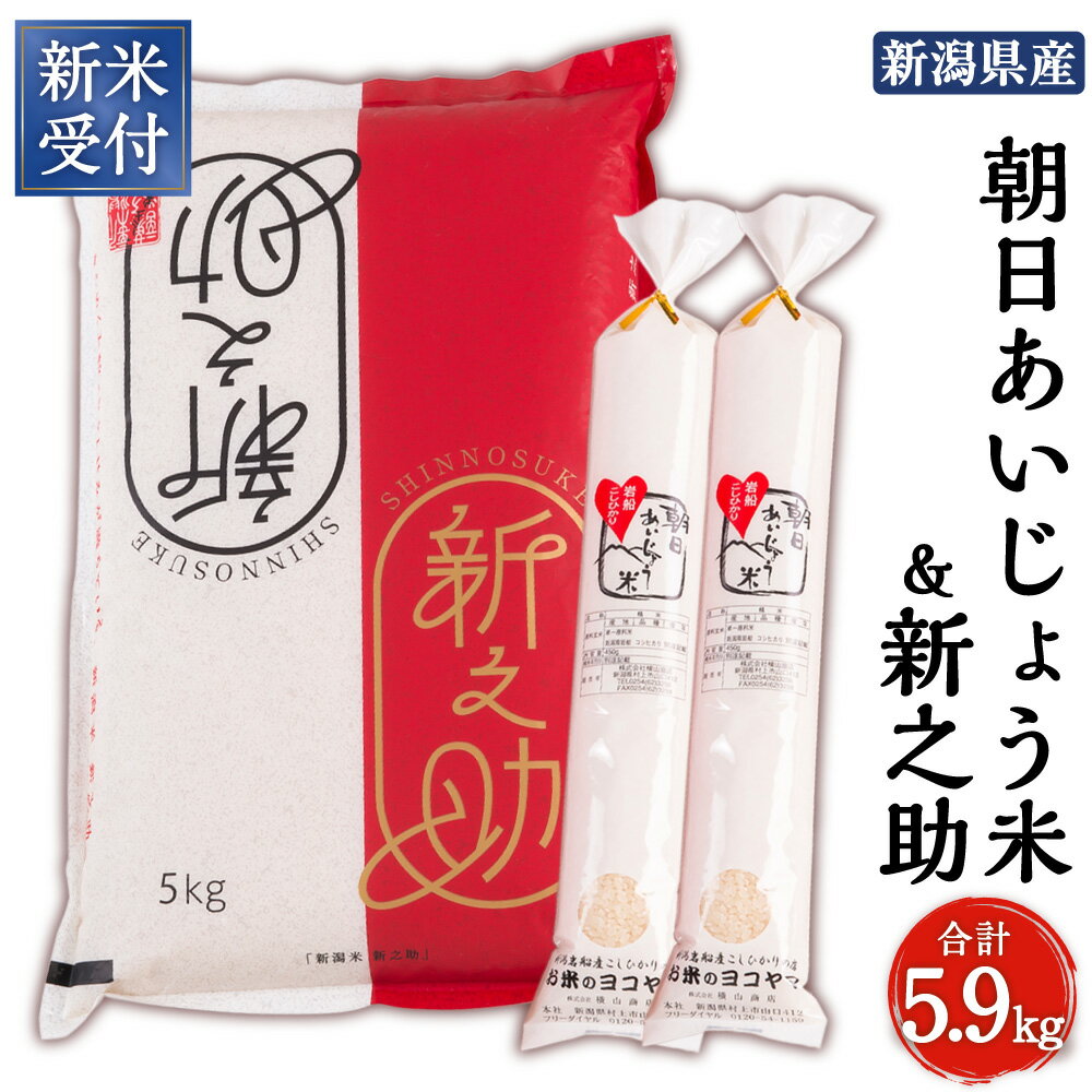 【ふるさと納税】【新米受付・令和6年産米】新潟県産 新之助 5kg・朝日あいじょう...