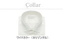 【ふるさと納税】【選べるサイズS~8L】【国内縫製】オーダーシャツ工場で作る綿100%メンズ用ドレスシャツ 衿型ワイドカラー(ホリゾンタル) ドレスシャツ ワ...