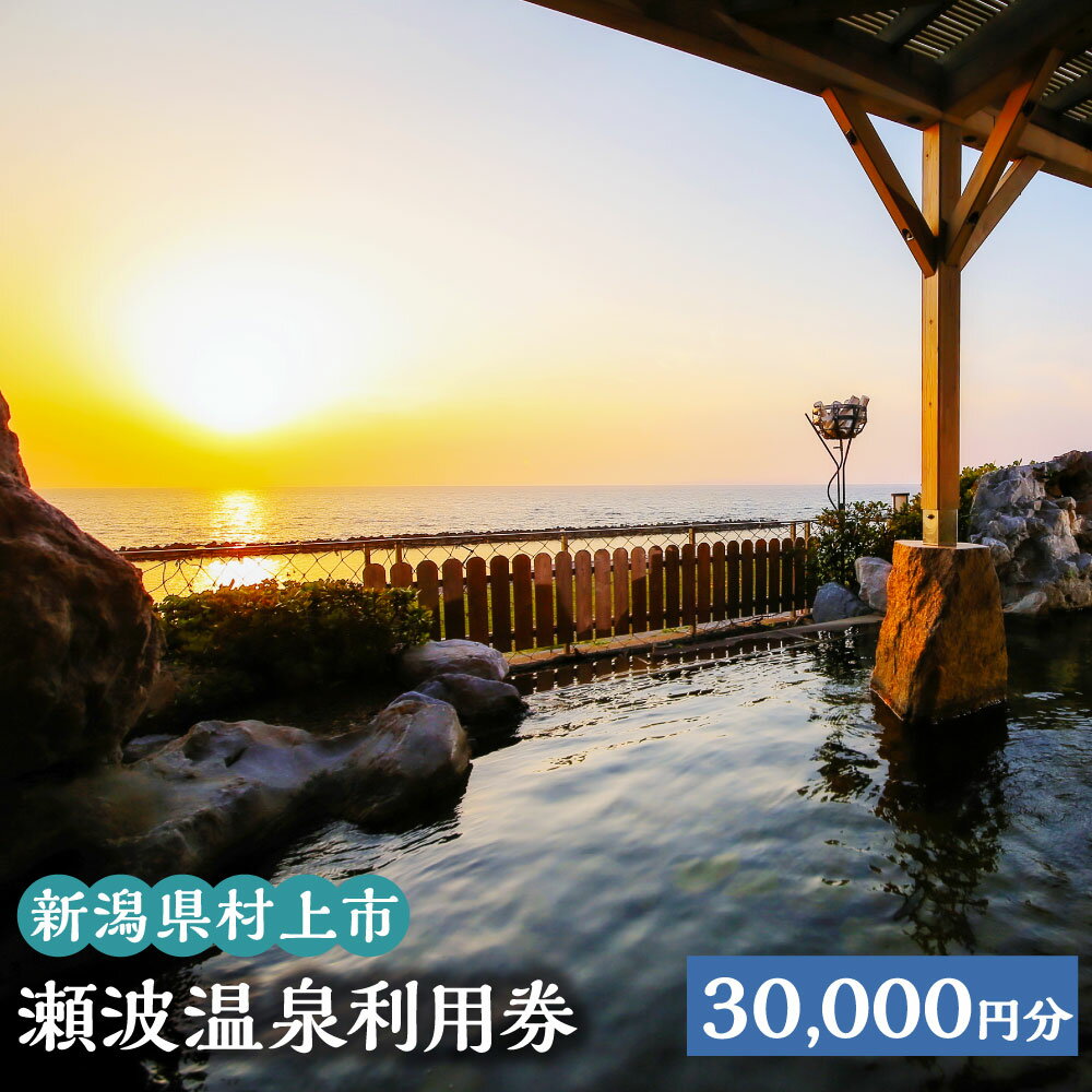 【ふるさと納税】瀬波温泉利用券 30,000円分 (1,000円×30枚) 温泉 温泉券 入浴券 チケット 観光 宿泊 ...