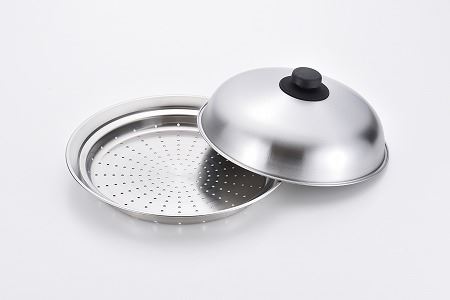 彩食庵 フライパン用蓋付蒸し台(24〜26cm用)[ フライパン キッチン用品 燕三条 新潟県 燕市 ]