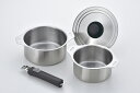 【ふるさと納税】EM-028 燕三 ハンドル着脱式鍋2点セット 14cm・16cm【 燕三 ハンドル 着脱式 鍋セット 14cm 16cm つや消し仕上げ IH...