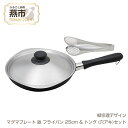 【ふるさと納税】 柳宗理デザイン マグマプレート 鉄フライパン25cm & トング (穴アキ)セット【 柳宗理 日本製 柳宗理デザイン プレート フライパン ト...