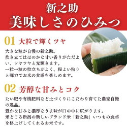 【ふるさと納税】令和5年産新米 農家自慢の『新之助』2kg 家族みんなで愛情かけて育てた米 新潟県糸魚川産 百姓や伝六 美味しい 農家自慢 甘い お米 白米 おにぎり お弁当 しんのすけ･･･ 画像1