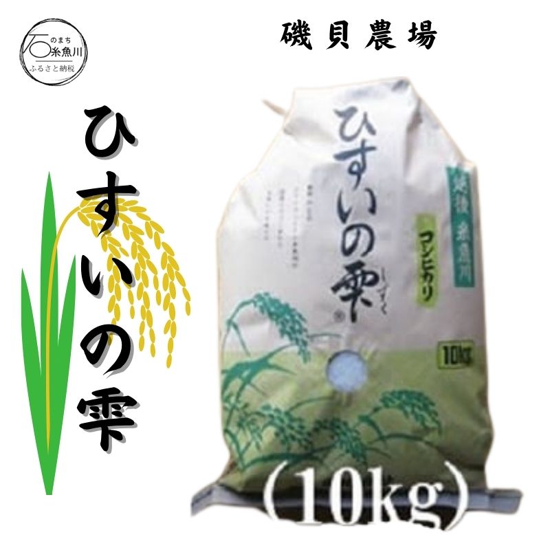 【ふるさと納税】磯貝農場　ひすいの雫　10kg