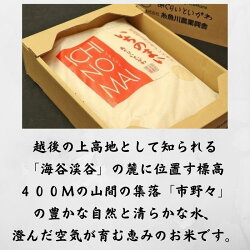 【ふるさと納税】新潟県糸魚川産コシヒカリ『いちのまい』　6kg 画像1