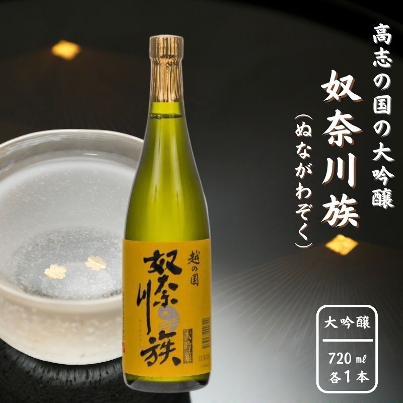 高志の国の大吟醸[奴奈川族(ぬながわぞく)]にいがた 日本酒 大吟醸 淡麗辛口 糸魚川の日本酒 新潟県 田原酒造 雪鶴 越の国 ぬながわ