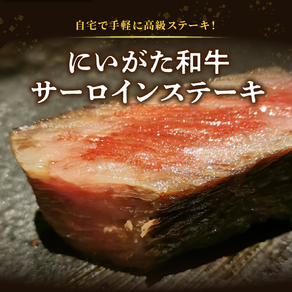 【ふるさと納税】【新潟県産】にいがた和牛 サーロイン ステーキ 250g × 2 計 500g 冷凍 牛肉 高級 肉 国産 ブランド牛 新潟牛 和牛 記念日 誕生日 お祝い お取り寄せ グルメ 送料無料 新潟県 妙高市