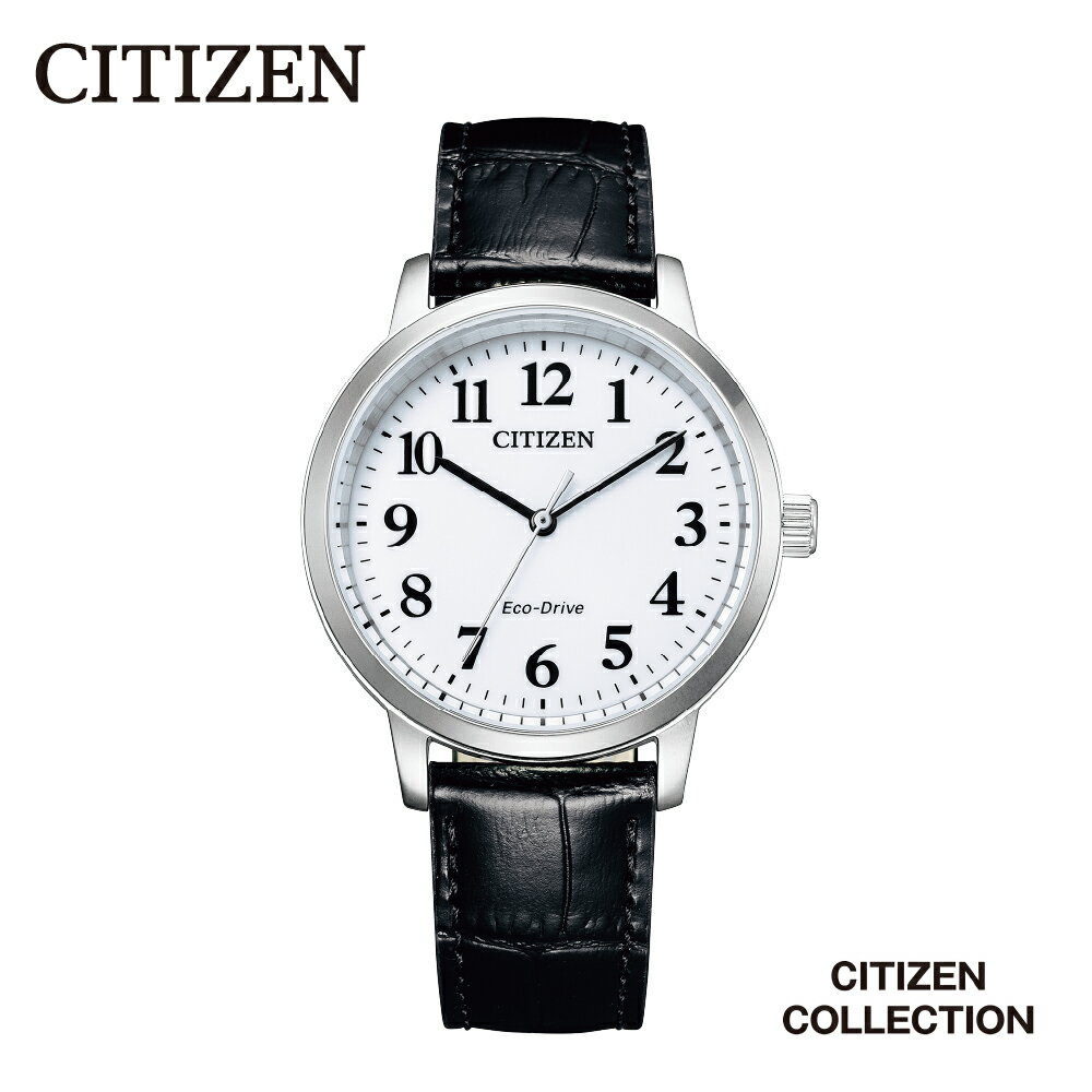 [CITIZEN] シチズンコレクション BJ6541-15A 腕時計 防水 光発電 エコ・ドライブ カーフ革 クリスタルガラス メーカー保証 メンズ レディース 新潟県 妙高市