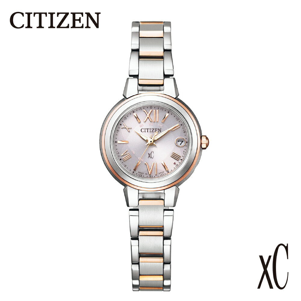 【ふるさと納税】【CITIZEN】 クロスシー ES9434-53W 腕時計 レディース ピンクゴールド 光発電 エコ・ドライブ 防水 デュラテクトプラチナ ステンレス サファイアガラス メーカー保証 新潟県 妙高市