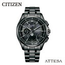 【ふるさと納税】【CITIZEN】アテッサ BY1006-62E シチズン 腕時計 メンズ 光発電 エコ・ドライブ 防水 ムーンフェイズ メーカー保証 新潟県 ...