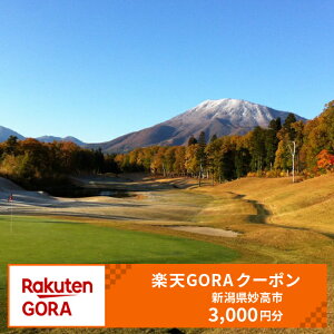 【ふるさと納税】新潟県妙高市の対象ゴルフ場で使える楽天GORAクーポン 寄付額10,000円