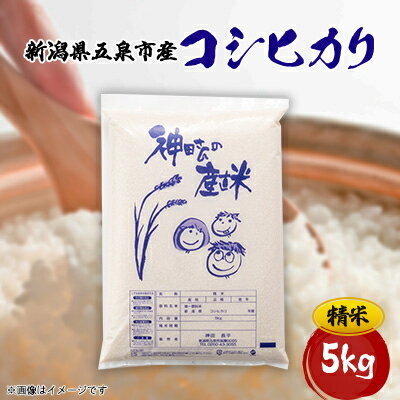 【令和5年産】　わくわく農場の五泉産コシヒカリ5kg【1203411】