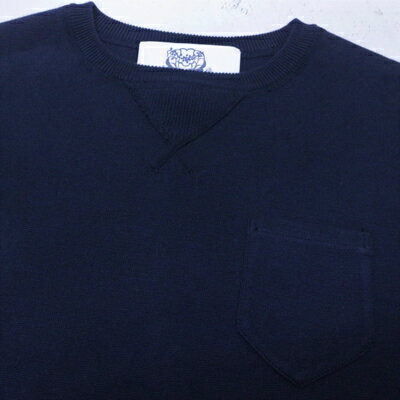 【ふるさと納税】コットンミラノリブ半袖Tシャツ(メンズ)ネイビー・XL【1204052】