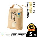 【ふるさと納税】 令和7年産 新米 米 5kg 五泉産 コシヒカリ 南郷米 特別栽培米 選べる回数 | 白米 精米 こしひかり お米 おこめ コメ こめ 新潟県 五泉市 ファームみなみの郷