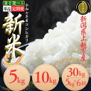【ふるさと納税】先行予約/令和7年産/上越市産/コシヒカリ/容量と配送回数が選べる/定期便/新米/精米/新潟/米/新潟県/こしひかり/限定/おすすめ お届け:2...