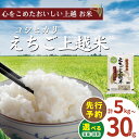 【ふるさと納税】【先行予約】令和7年 新米 新潟県産コシヒカリ えちご上越米 容量と回数が選べる 新潟 米 新潟県 こしひかり 限定 おすすめ お届け:2025...