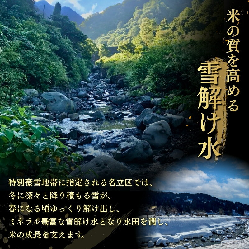 【ふるさと納税】令和8年産 新米 先行予約 コシヒカリ 棚田米 新潟県 上越市名立区産 「灘立銀嶺米 光」 5kg 5キロ 10kg 10キロ 1回 3回 6回 精米 米 定期便 新潟　お届け：2026年10月下旬から順次発送 f152226-joetsu-10002837 新潟県上越市 サンプル画像3