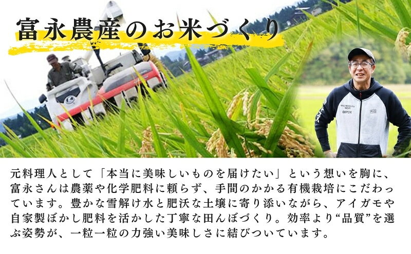 【ふるさと納税】先行予約 令和8年 新潟県産新之助 特別栽培米 10kg 10キロ （5kg×2袋） 上越市 三和区神田 富永農産 有機肥料 自家製たい肥　お届け：2026年10月中旬～12月下旬まで f152226-joetsu-10003076 新潟県上越市 サンプル画像3