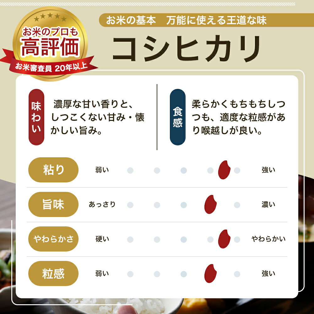 【ふるさと納税】令和8年産 米 無洗米 精米 選べる 新潟県産 コシヒカリ 3kg 5kg 10kg 15kg 20kg 30kg 定期便 1回 3回 6回 12回 毎月発送 こしひかり 白米 ファインリョーコク 新潟県 上越市　お届け：2026年10月中旬～2027年9月下旬まで f152226-joetsu-10002751 新潟県上越市 サンプル画像3