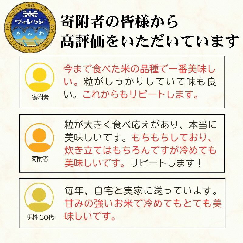 【ふるさと納税】令和8年産 先行予約 新潟県 上越市産米 新之助 【隔月配送】 定期便 5kg×3回 計15kg 3か月 しんのすけ 新米 精米 米ヴィレッジさんわ 上越市三和区　お届け：2026年10月中旬～2027年9月下旬まで f152226-joetsu-10003519 新潟県上越市 サンプル画像2