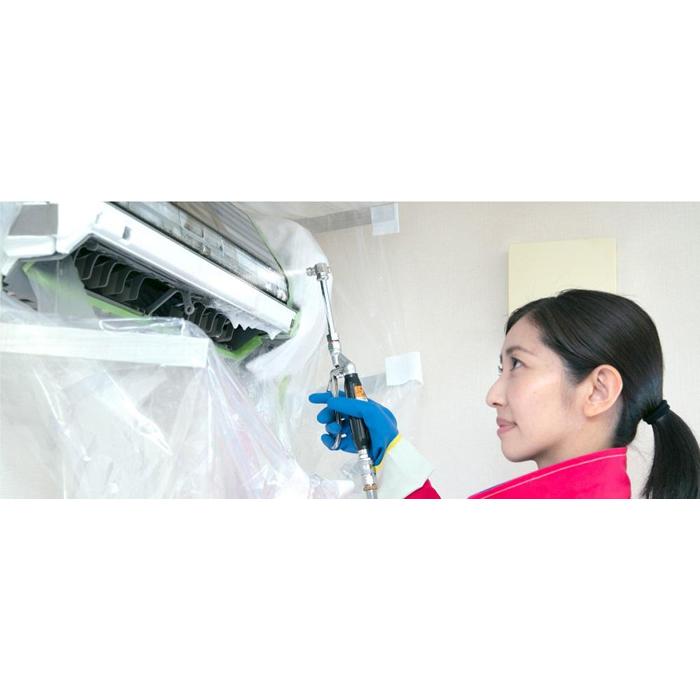 【ふるさと納税】エアコンクリーニングお掃除ロボット付きタイプ（上越市内限定）