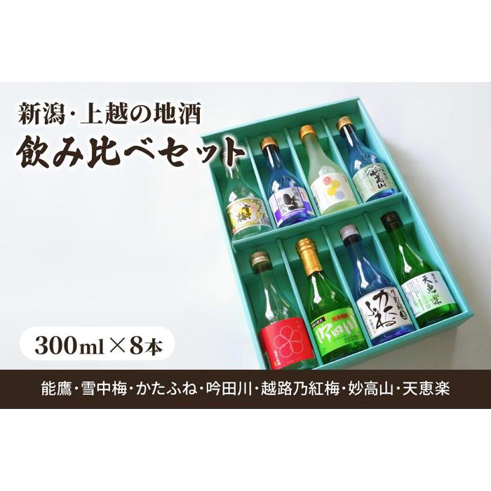 1位! 口コミ数「0件」評価「0」新潟・上越 酒7蔵元 300ml×8本 飲み比べ 日本酒／地酒 限定セット 03