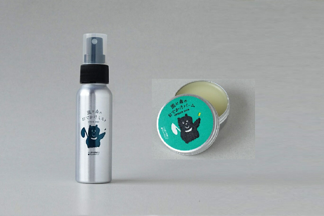 【ふるさと納税】熊と森のおでかけ ミスト & バーム のセット 保湿 敏感肌