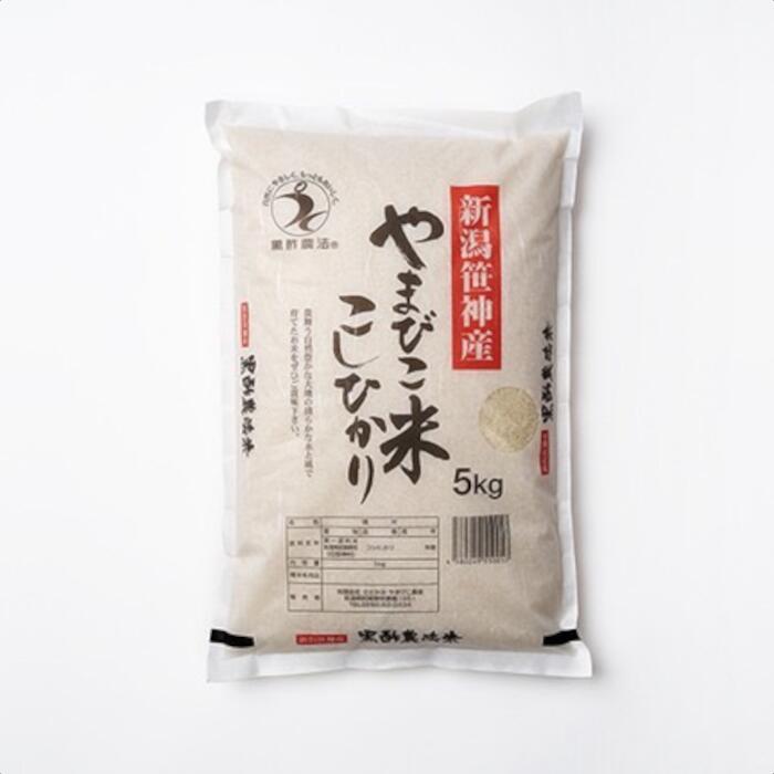 【ふるさと納税】農家直送！ 玄米黒酢農法 コシヒカリ 「やまびこ米」 5kg 米 精米 白米 こしひかり 金賞受賞米 食味分析鑑定コンクール 国際大会 国際総合部門