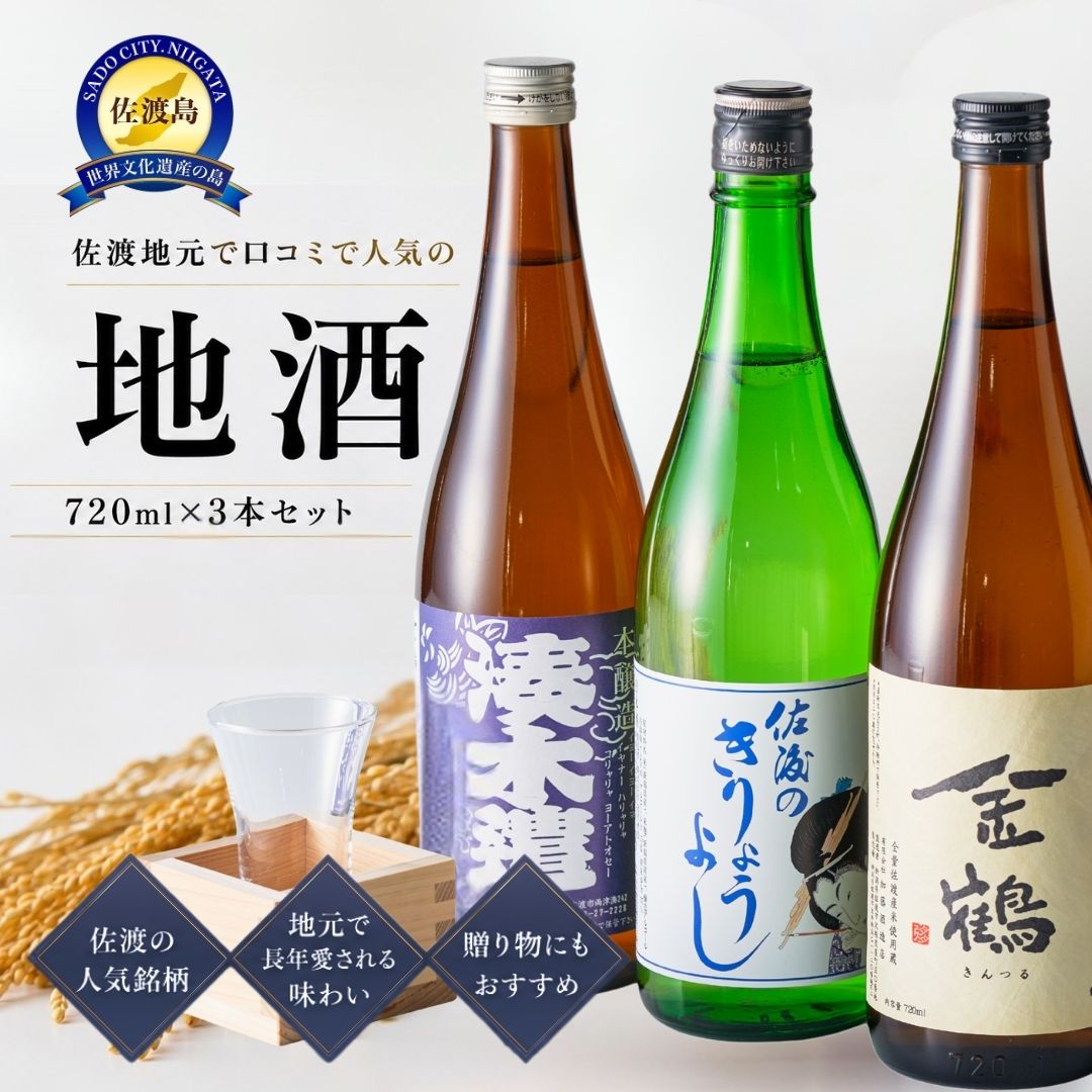 【ふるさと納税】日本酒 720ml 3本 飲み比べ セット